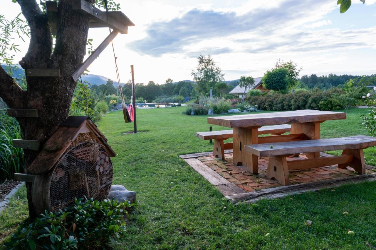 Glamping Happiness With Natural Pool Ribnica Exterior foto