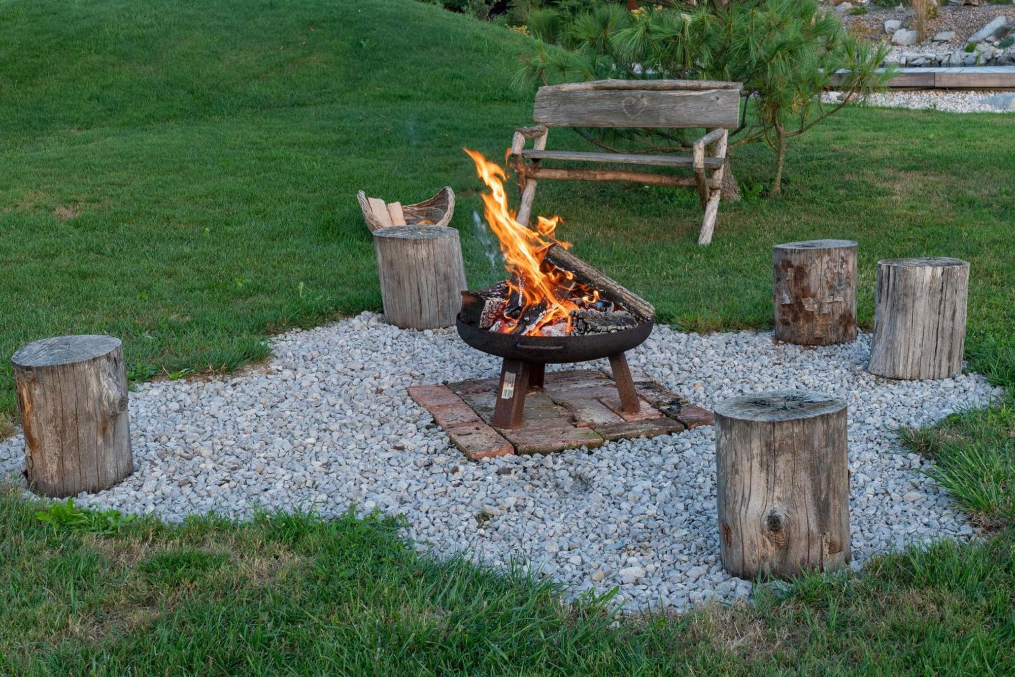 Glamping Happiness With Natural Pool Ribnica Exterior foto