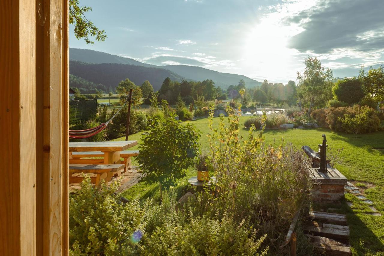 Glamping Happiness With Natural Pool Ribnica Exterior foto